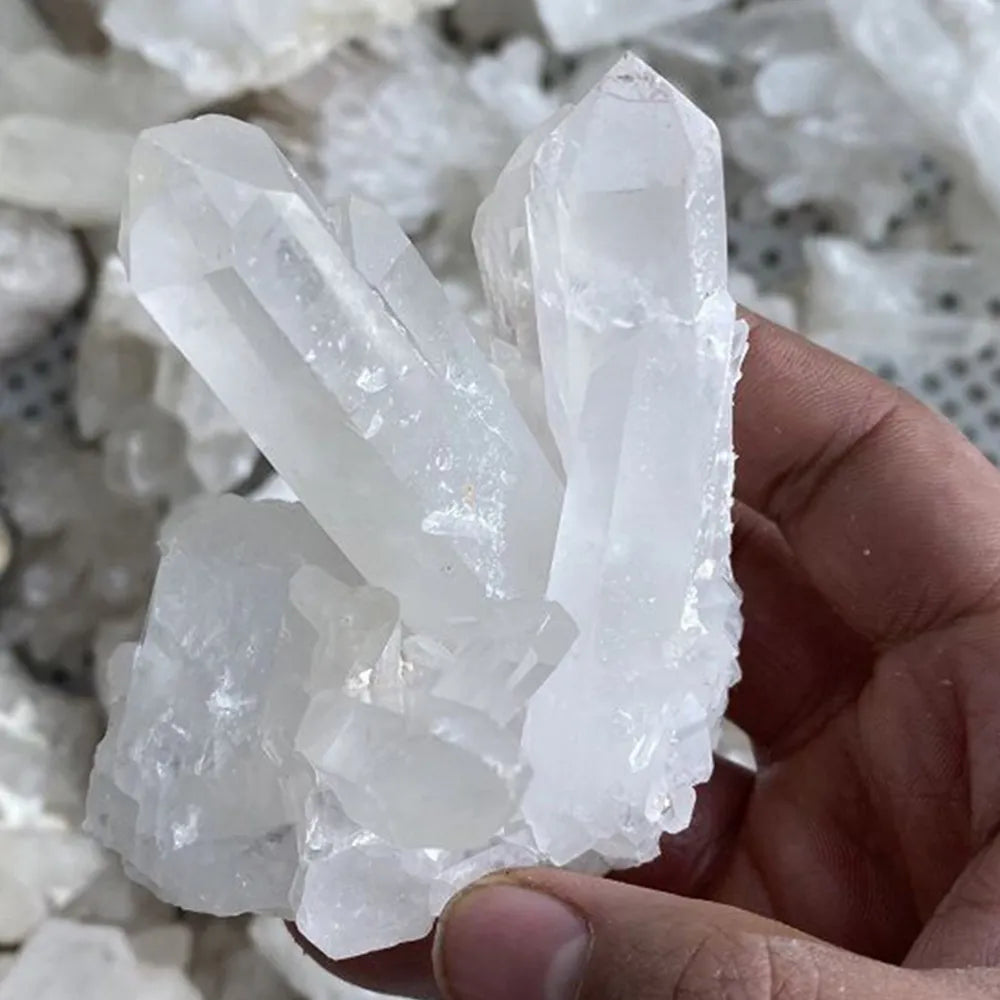 Natural Beautiful White Crystal Cluster