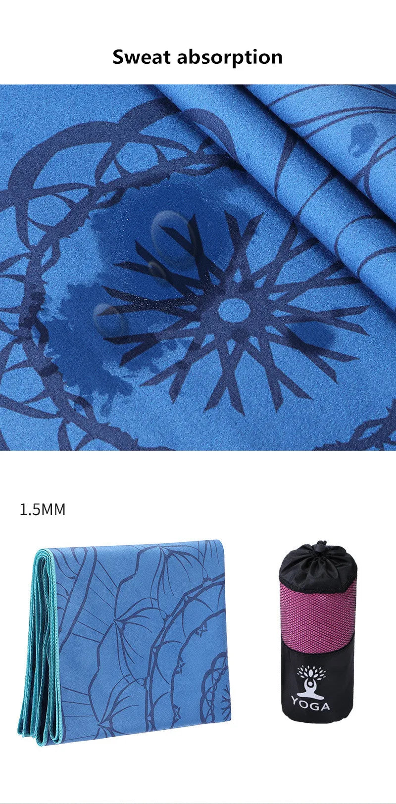 Yoga Mat - Printed Non Slip