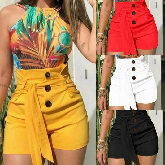 Summer Shorts - High Waist Casual