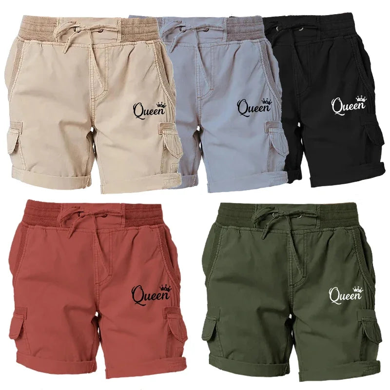 Cargo Shorts - Queen Summer Casual