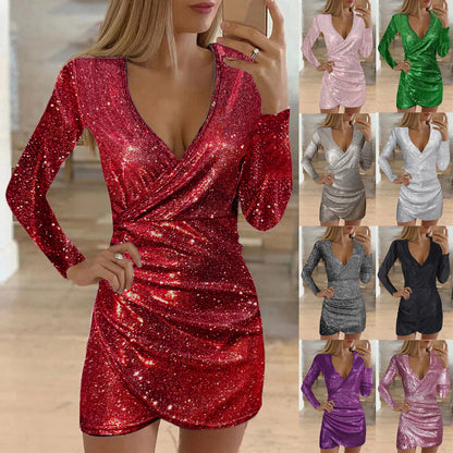 NEW V-Neck Bodycon Dress