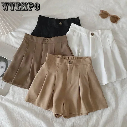 Summer Oversized Pleated Shorts