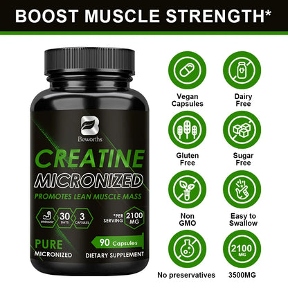 BEWORTHS Whey Creatine Monohydrate Pills For Women