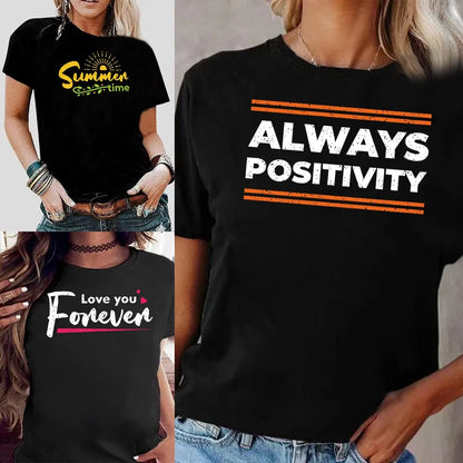 Summer Casual Clothing - Positive Vibes