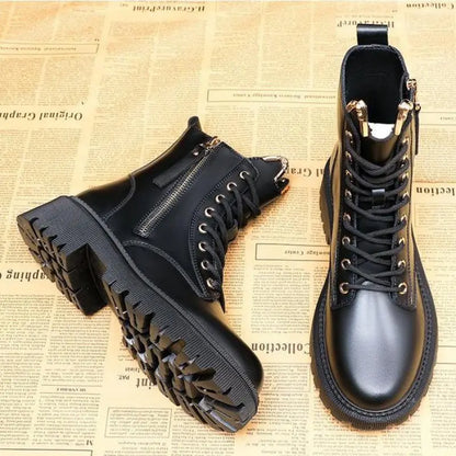 New 2024 Leather Ankle Boots