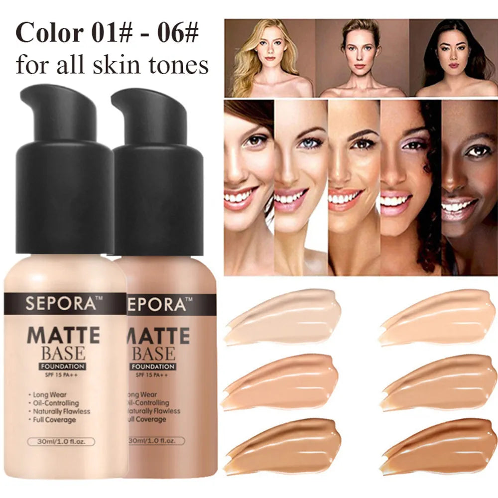 30ml SEPORA 6 Colour Liquid Foundation