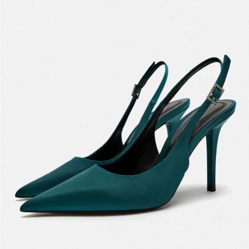 High Heel - Pointed Slip-on