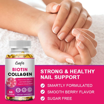 Catfit Compound Biotin & Collagen Capsule