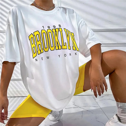 2024 Summer 2 Piece - Brooklyn Print Tee & Shorts