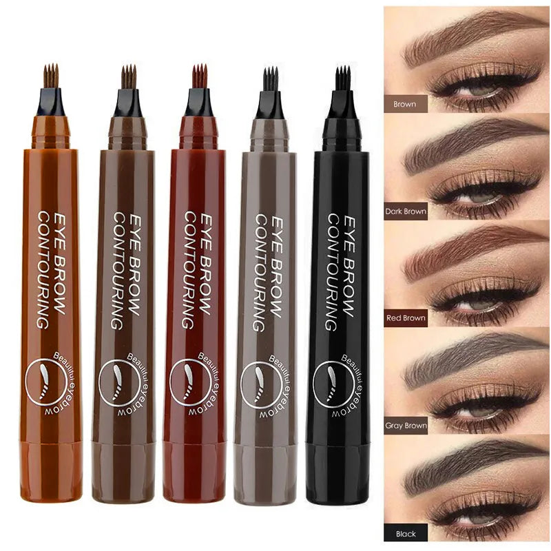 Waterproof Fork Tip Eyebrow Pencil