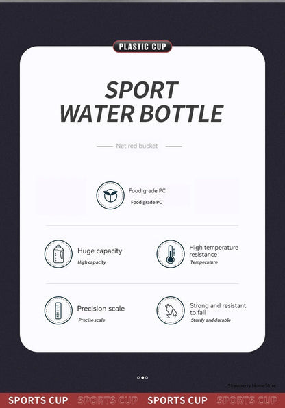 Large Sports Bottle - Portable Gym Traveller