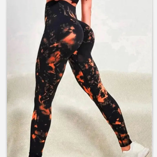 Tie Dye Seamless Leggings