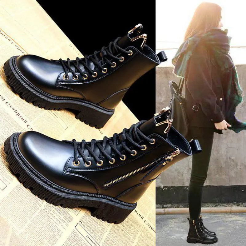 New 2024 Leather Ankle Boots