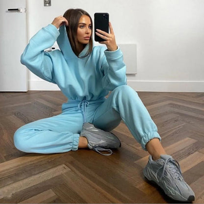 Hooded Tracksuit 2 Pc Set