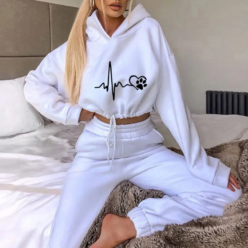 Hooded Tracksuit 2 Pc Set