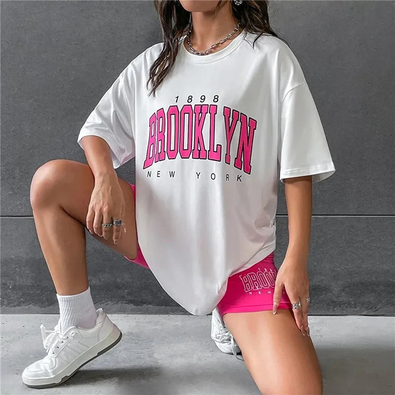 2024 Summer 2 Piece - Brooklyn Print Tee & Shorts