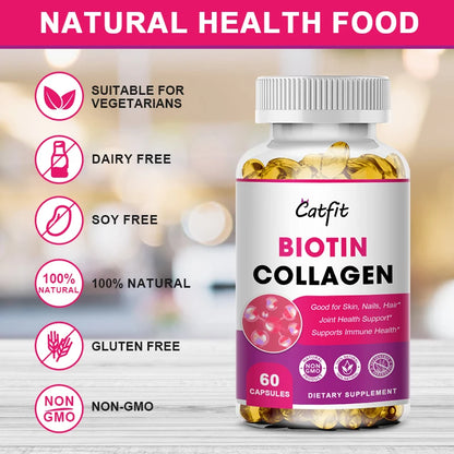 Catfit Compound Biotin & Collagen Capsule