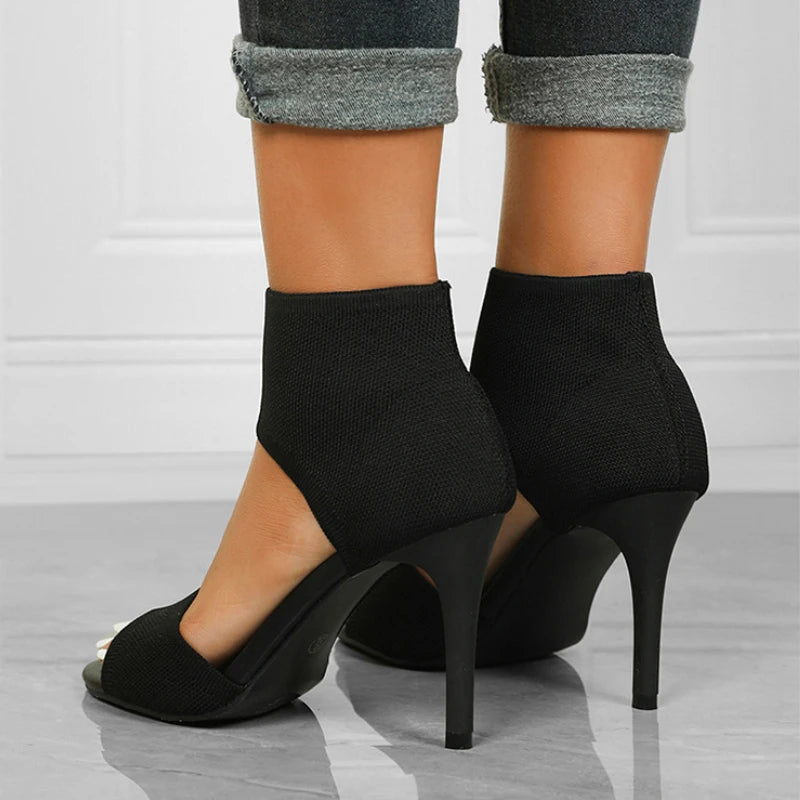 Designer Knitted High Heels