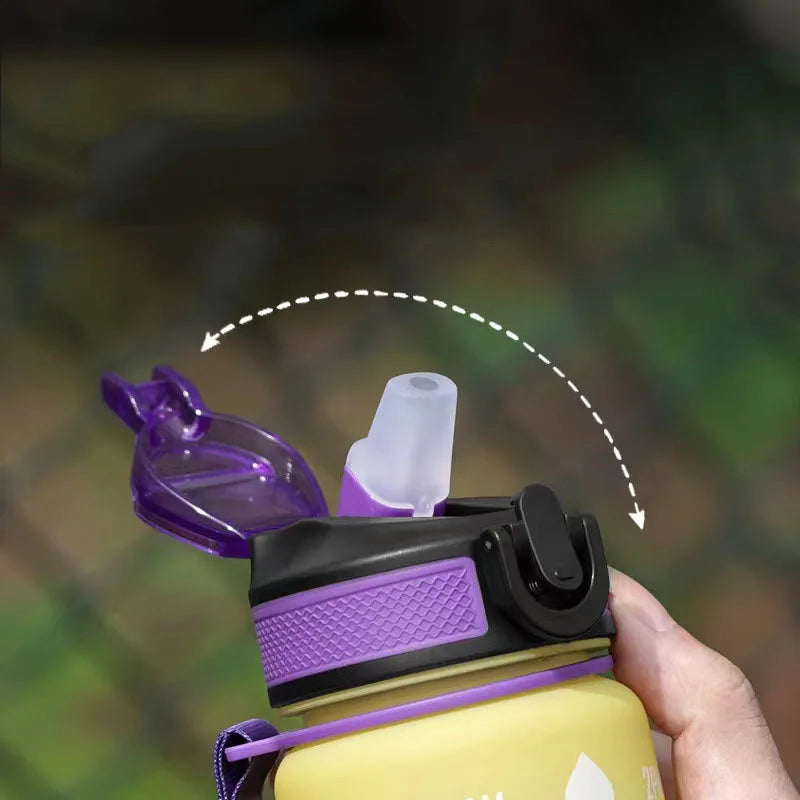 1L Water Bottle - Motivational Water Bottle