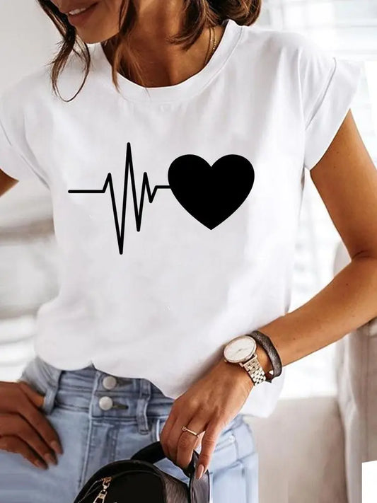 Love Style - Cute 90s Short Sleeve T Shirt