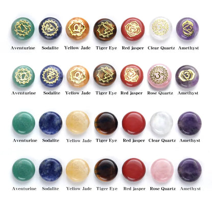 Seven Chakras Healing Stone